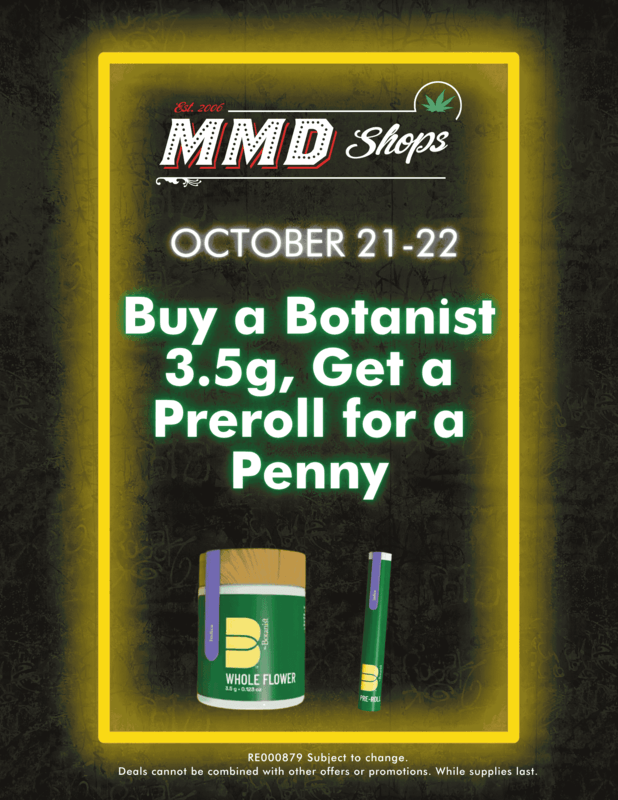 The Botanist Bogo Oct 21 22