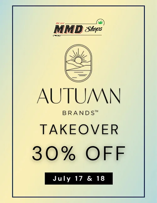 Autumn Brands takeover at MMD with 30% off July 17 and 18