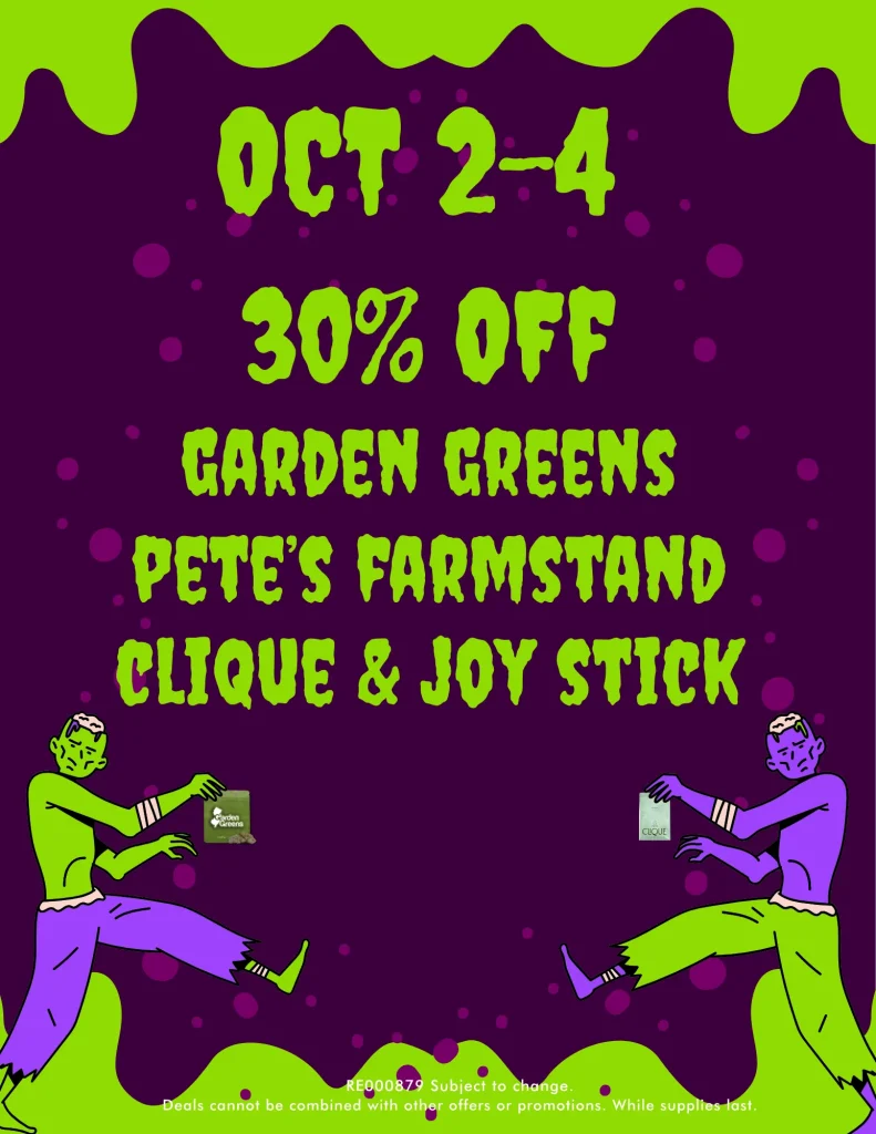 30% Off Garden Greens