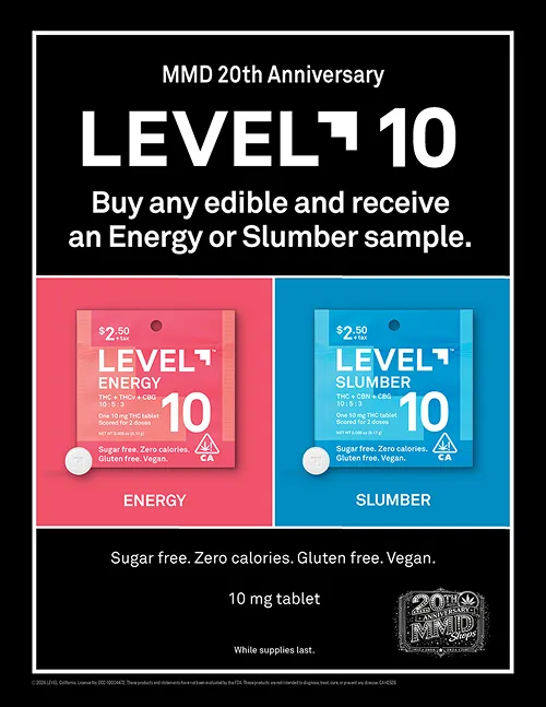 Level 10 BOGO Energy or Slumber Sample