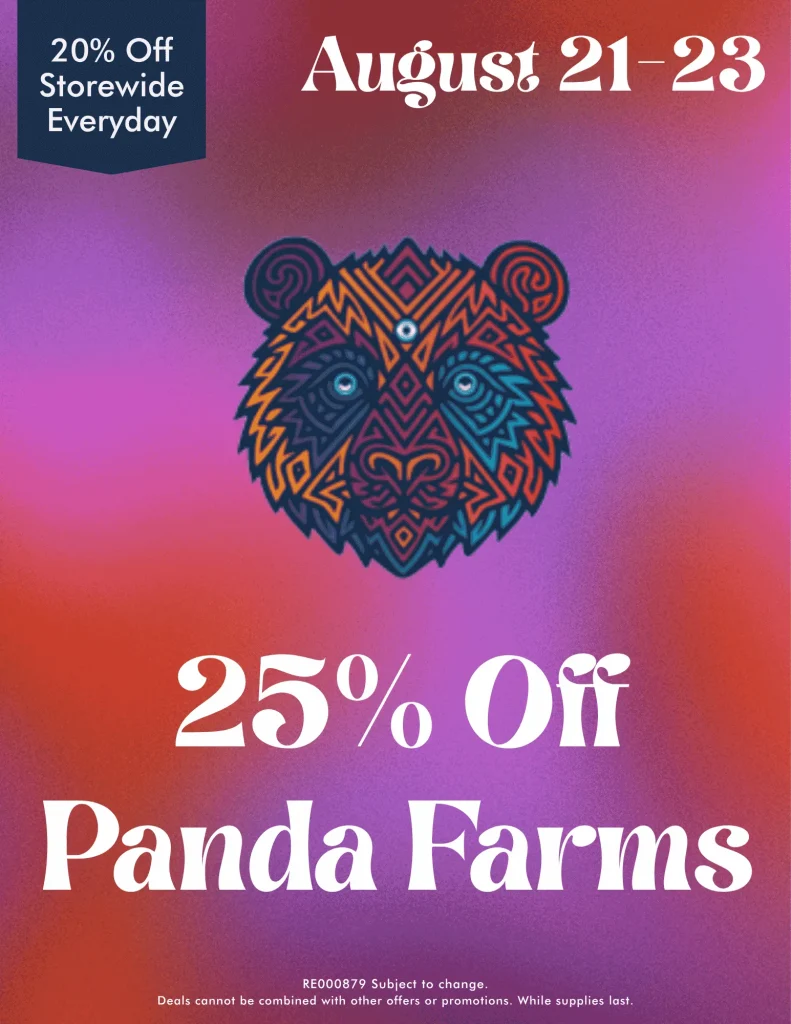 25% Off Panda Farms