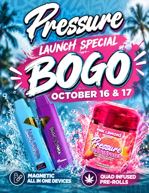 Pressure BOGO Oct 16 17