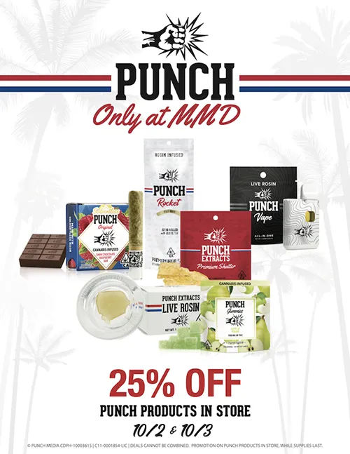 Punch 25 OFF Oct 2 3